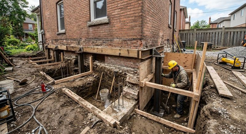 Structural Underpinning in Enfield, CT
